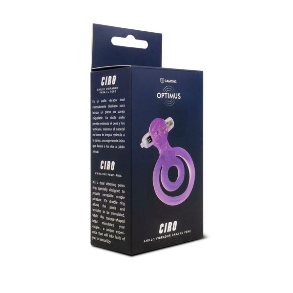 Optimus Anillo Vibrador para el pene Ciro - FUCSIA