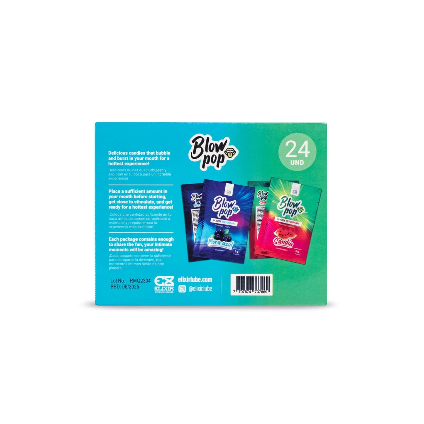Blow Pop Elixir Caja x 24